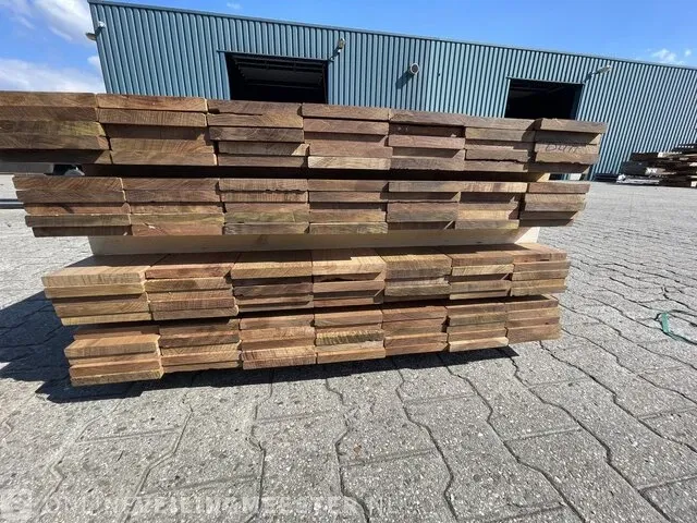 Ca. 70x guyan ipé hardhouten planken, 18x140mm, lengte 500cm - afbeelding 3 van  3