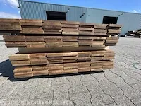 Ca. 70x guyan ipé hardhouten planken, 18x140mm, lengte 500cm - afbeelding 3 van  3