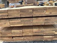 Ca. 70x guyan ipé hardhouten planken, 18x140mm, lengte 500cm - afbeelding 3 van  3