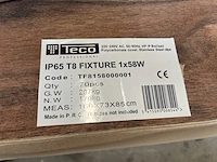 Ca. 70x ip65 t8 fixture 1x58w led armatuur teco professional - afbeelding 4 van  4