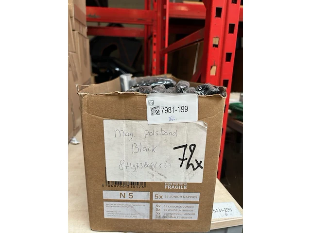 Ca. 70x magnetische polsband voor klussen - afbeelding 2 van  4