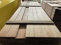 Ca. 70x mandioqueira vlonderplanken, 21x120mm, lengte 350cm - afbeelding 1 van  4