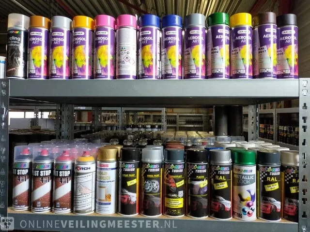 Ca. 70x spuitlakken divers duplicolor - afbeelding 1 van  8