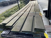 Ca. 70x thermo ayous channelsiding, 19x130mm, lengte 400cm - afbeelding 1 van  3