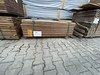 Ca. 71x guyana ipé planken geschaafd, 16x90mm, lengte 200cm - afbeelding 4 van  4