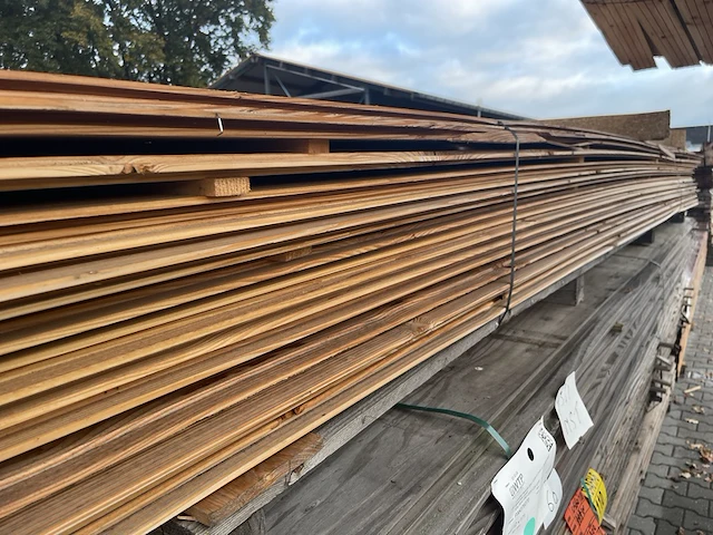 Ca. 72x douglas halfhoutsrabat, 18x175mm, lengte 500cm - afbeelding 2 van  3