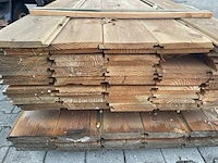 Ca. 72x douglas wisselsponning/halfhoutsrabat, 18x190mm, lengte 500cm - afbeelding 3 van  3