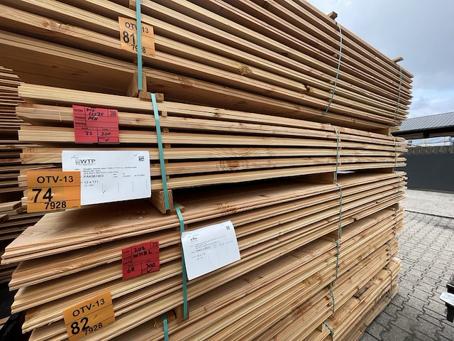 Ca. 72x douglas zweeds rabat, 26x190mm, lengte 300cm - afbeelding 4 van  4