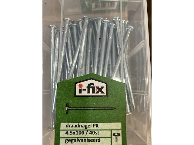 Ca. 72x i fix draadnagel/spijker 4,5x 100 - afbeelding 3 van  3
