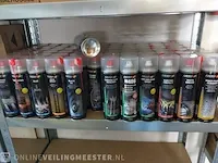 Ca. 72x onderhouds spuitbussen motip
