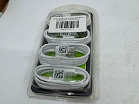 Ca. 72x usb-c thuislader en 16x usb-c laadsnoer samsung, wit en zwart - afbeelding 2 van  8