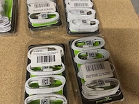 Ca. 72x usb-c thuislader en 16x usb-c laadsnoer samsung, wit en zwart - afbeelding 8 van  8