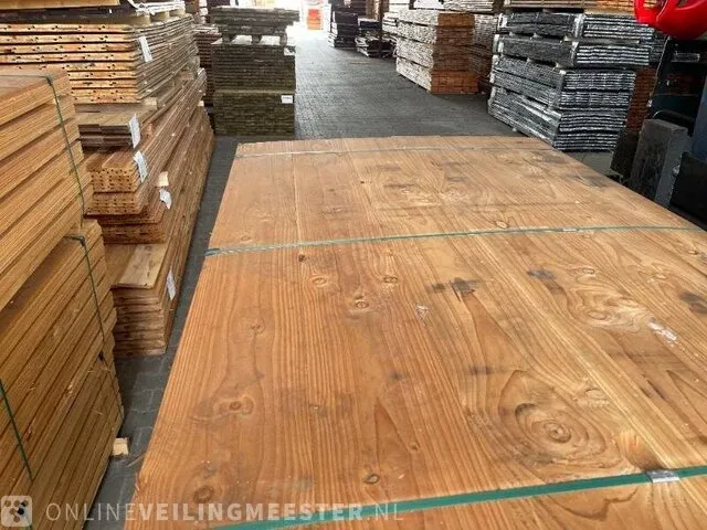 Ca. 74x douglas planken vierzijdig geschaafd , 16x192mm, lengte 180cm - afbeelding 1 van  3