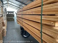 Ca. 74x douglas planken vierzijdig geschaafd , 16x192mm, lengte 180cm - afbeelding 2 van  3