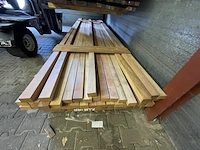 Ca. 74x kopie regels geschaafd, 45x68mm lengte 39/400cm, 29/450cm, 6/500cm - afbeelding 1 van  3