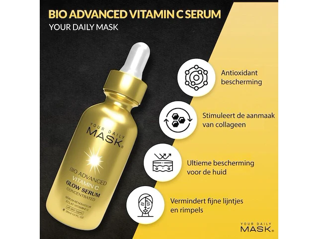 Ca. 750x partij gezichtsserums – your daily mask® – hyaluronic | retinol | vitamin c, your daily mask, goud - afbeelding 2 van  18
