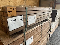 Ca. 75x angelim pedra regels , 45x68mm, lengte 150cm - afbeelding 2 van  3