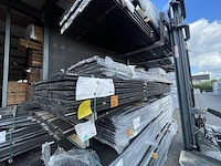 Ca. 75x douglas deens/triple/design profiel zwart gecoat, 22x142mm, lengte 500cm - afbeelding 2 van  3