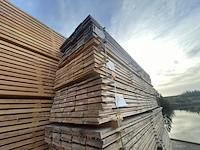 Ca. 75x douglas planken fijnbezaagd, 22x200mm, lengte 400cm - afbeelding 4 van  4
