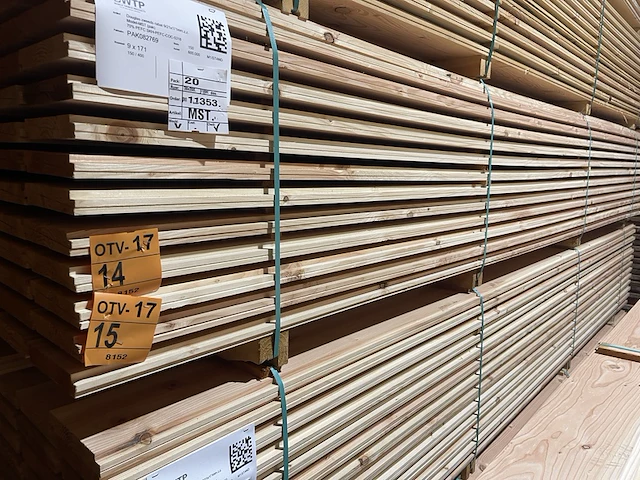 Ca. 75x douglas zweeds rabat, 21x190mm, lengte 400cm - afbeelding 4 van  4