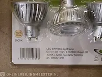 Ca. 75x sets a 3 ledspots, gu10, dimbaar lucide - afbeelding 3 van  5