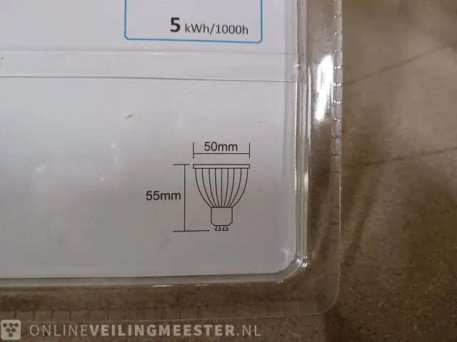 Ca. 75x sets a 3 ledspots, gu10, dimbaar lucide - afbeelding 5 van  5