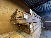 Ca. 77x guyana teak planken geschaafd, 25x90mm, lengte 515cm - afbeelding 4 van  4