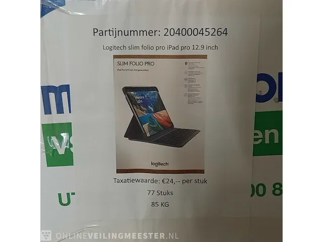 Ca. 77x tablethoes t.b.v. ipad logitech, slimfolio pro - afbeelding 9 van  9