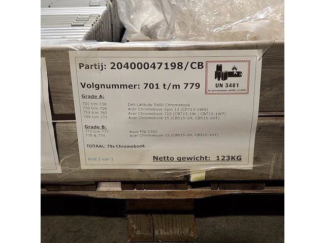 Ca. 78x chromebook, o.a dell/ acer - afbeelding 4 van  12
