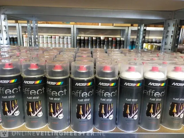 Ca. 78x effect rust stop 4 in 1 motip, zwart/wit - afbeelding 1 van  5