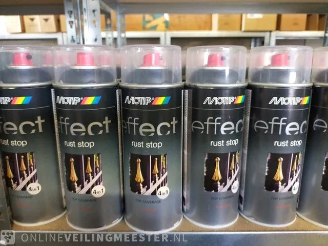 Ca. 78x effect rust stop 4 in 1 motip, zwart/wit - afbeelding 2 van  5