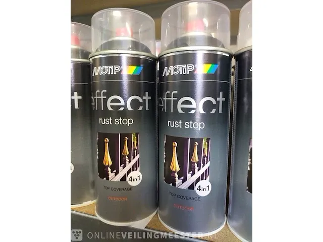 Ca. 78x effect rust stop 4 in 1 motip, zwart/wit - afbeelding 4 van  5
