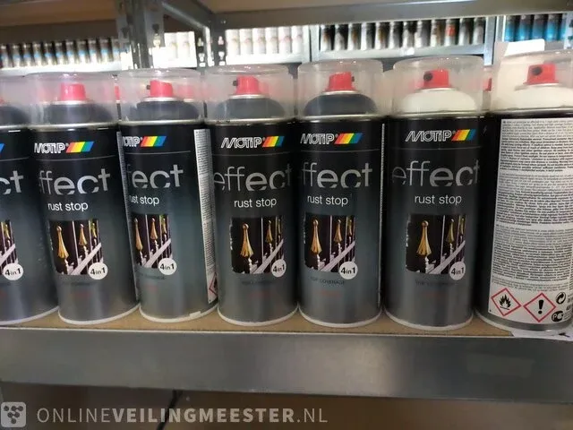 Ca. 78x effect rust stop 4 in 1 motip, zwart/wit - afbeelding 2 van  5