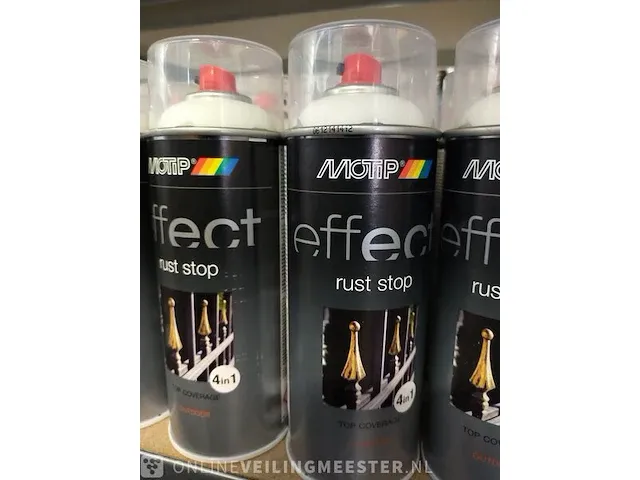 Ca. 78x effect rust stop 4 in 1 motip, zwart/wit - afbeelding 4 van  5