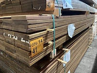 Ca. 78x guyana ipé planken geschaafd, 21x145mm, lengte 425cm - afbeelding 4 van  4