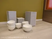 Ca. 79x diverse serveerschalen met ca. 24x diverse kommen - afbeelding 1 van  9