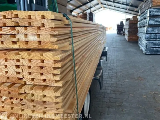 Ca. 79x douglas design (tripple) profiel , 22x140mm, lengte 400cm - afbeelding 2 van  3