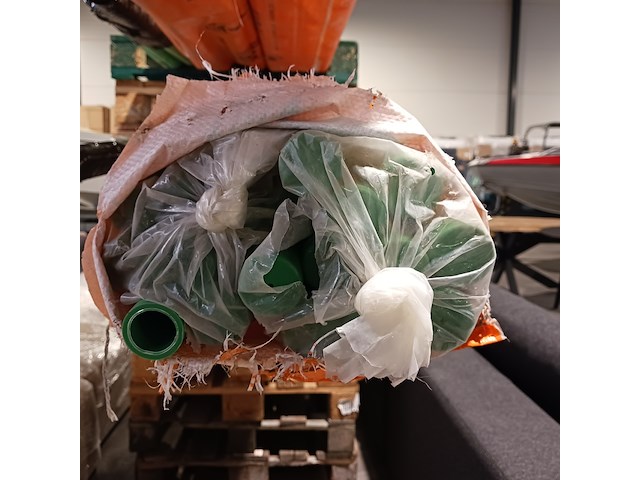 Ca. 80 meter ppr buis 32 mm ppr met alu inlaag defusi dicht ifan, 32, groen, 2023 - afbeelding 6 van  11