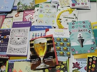 Ca. 800 wenskaarten w.o. pensioen, geboorte, kleinkind, trouwdag, rijbewijs, huwelijk, zwemdiplom, nieuwe b... - afbeelding 4 van  6