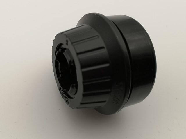 Ca. 800x ergonomische draaibel (fietsbel), zwart - afbeelding 1 van  4