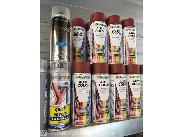 Ca. 80x diverse spuitlakken motip/ duplicolor - afbeelding 3 van  5