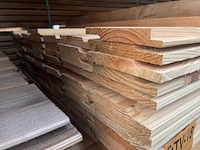 Ca. 80x douglas halfhoutsrabat, 18x140mm, lengte 500cm - afbeelding 3 van  3