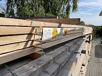 Ca. 80x douglas palen fijnbezaagd, 45x50mm, lengte 500cm - afbeelding 2 van  3