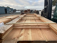 Ca. 80x douglas wisselsponning/halfhoutsrabat, 18x190mm, lengte 400cm - afbeelding 1 van  3
