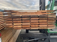 Ca. 80x douglas wisselsponning/halfhoutsrabat, 18x190mm, lengte 400cm - afbeelding 3 van  3