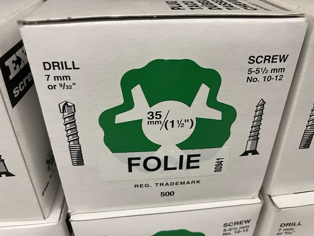 Ca. 80x dozen pluggen expandet groen 7x35 en 7x50 - afbeelding 2 van  4