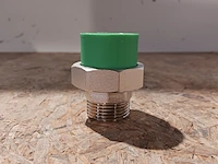 Ca. 80x messing - ppr 3 deligekoppeling 32mm x 1 duim , ifan, 2025 - afbeelding 1 van  6