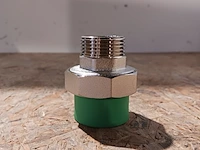 Ca. 80x messing - ppr 3 deligekoppeling 32mm x 1 duim , ifan, 2025 - afbeelding 2 van  6