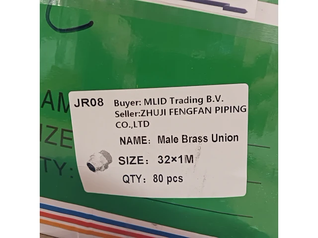 Ca. 80x messing - ppr 3 deligekoppeling 32mm x 1 duim , ifan, 2025 - afbeelding 6 van  6