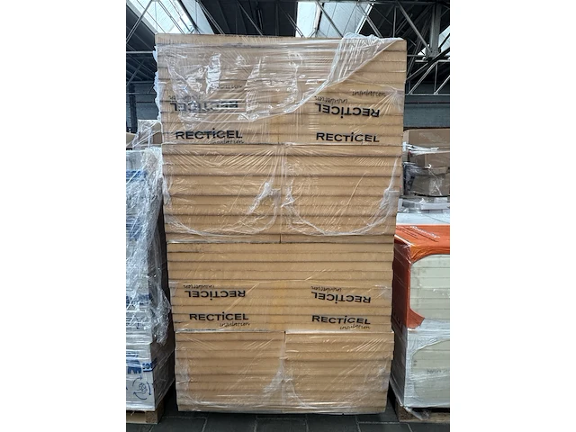 Ca. 80x pir dakplaat 1200x600x50mm rd:2.25(=0,72m²) recticel, eurothane silver - afbeelding 2 van  4